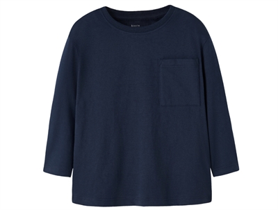 Name It MINI bluse navy blazer med brystlomme  